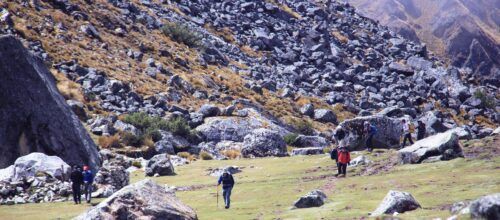 hike in the andes